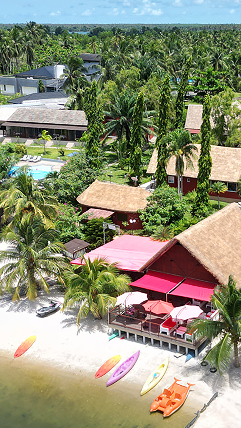 coconut grove lodge - vue aérienne